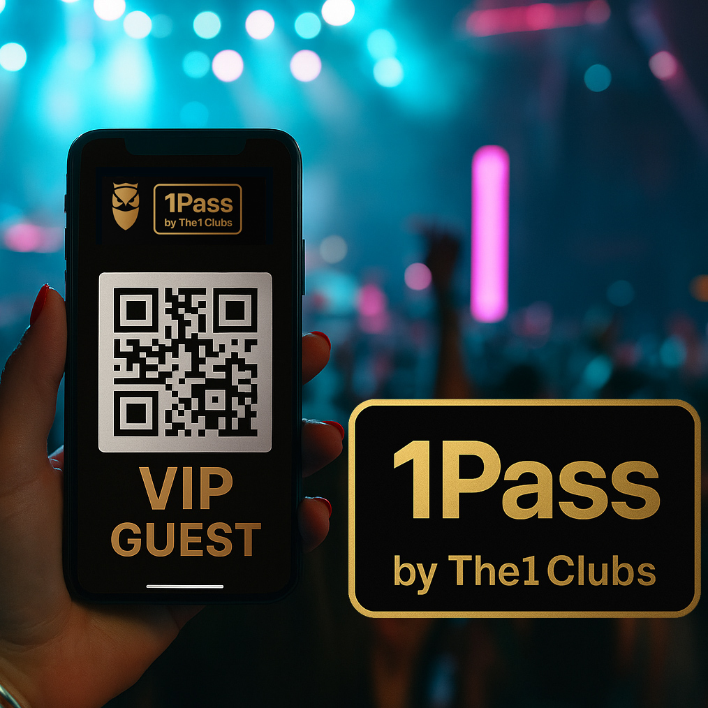 1Pass ads promo 1x1 nightclub line